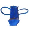 PB47 - Love Food Jute Lunch Bag (Blue) - Image 2