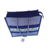 PB66 -Printed Shopping Jute Bag (Blue) - Image 3