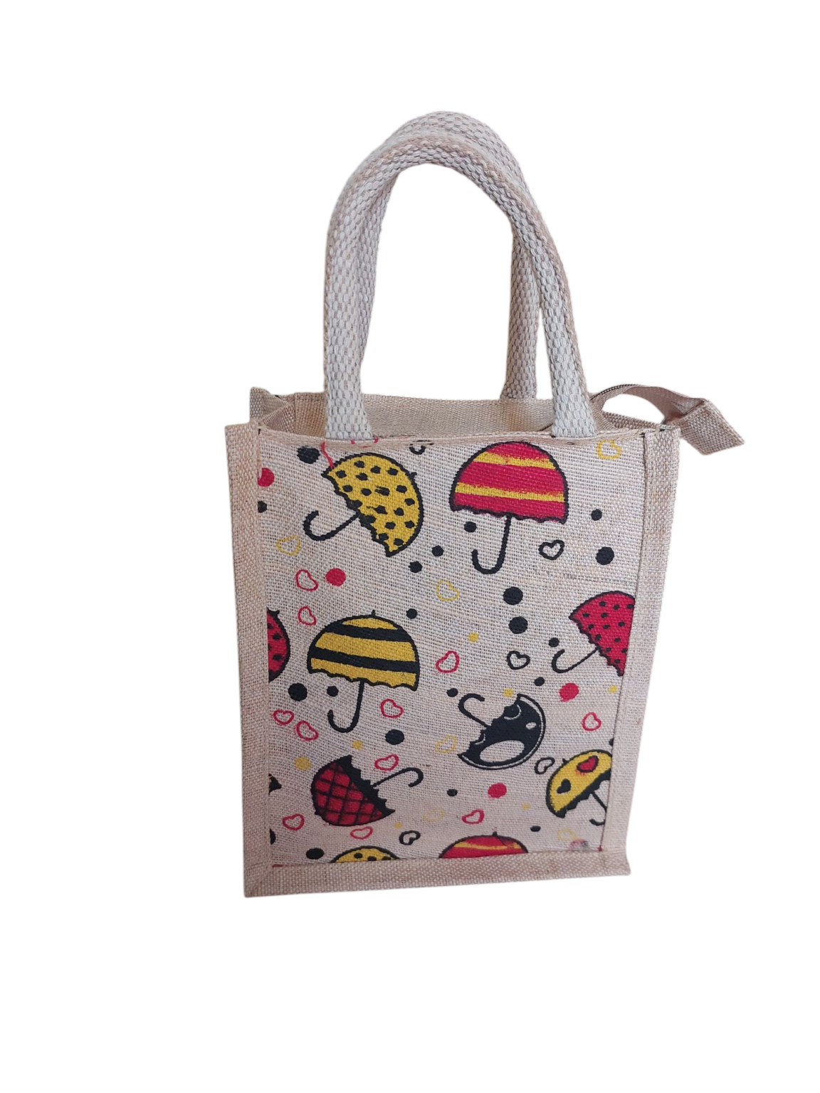 PB71 -Printed Jute Lunch Bag